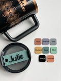 Tumbler name tag