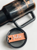 Tumbler name tag