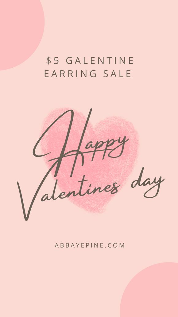 Galentine earring sale