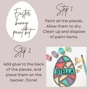 Easter egg diy paint kit