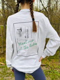 Meet me at the lake! crewneck sweatshirt