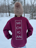 UP North pine hoodie