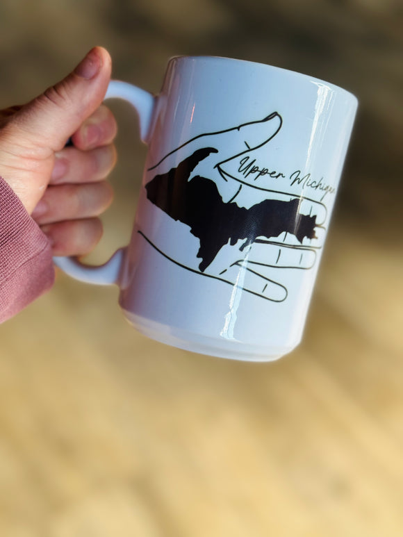 Upper Michigan hand mug