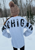 Up North (Michigan back print) sweatshirt